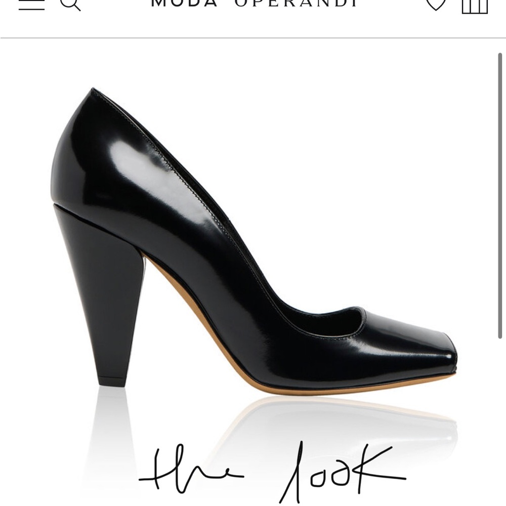 Forever 21 Black Sexy 4inch patent heels